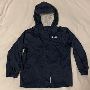 REI Dark Blue Toddler Raincoat